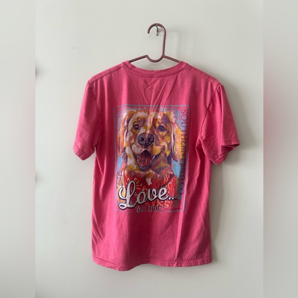 Women’s Southern Fried Cotton dog shirt S